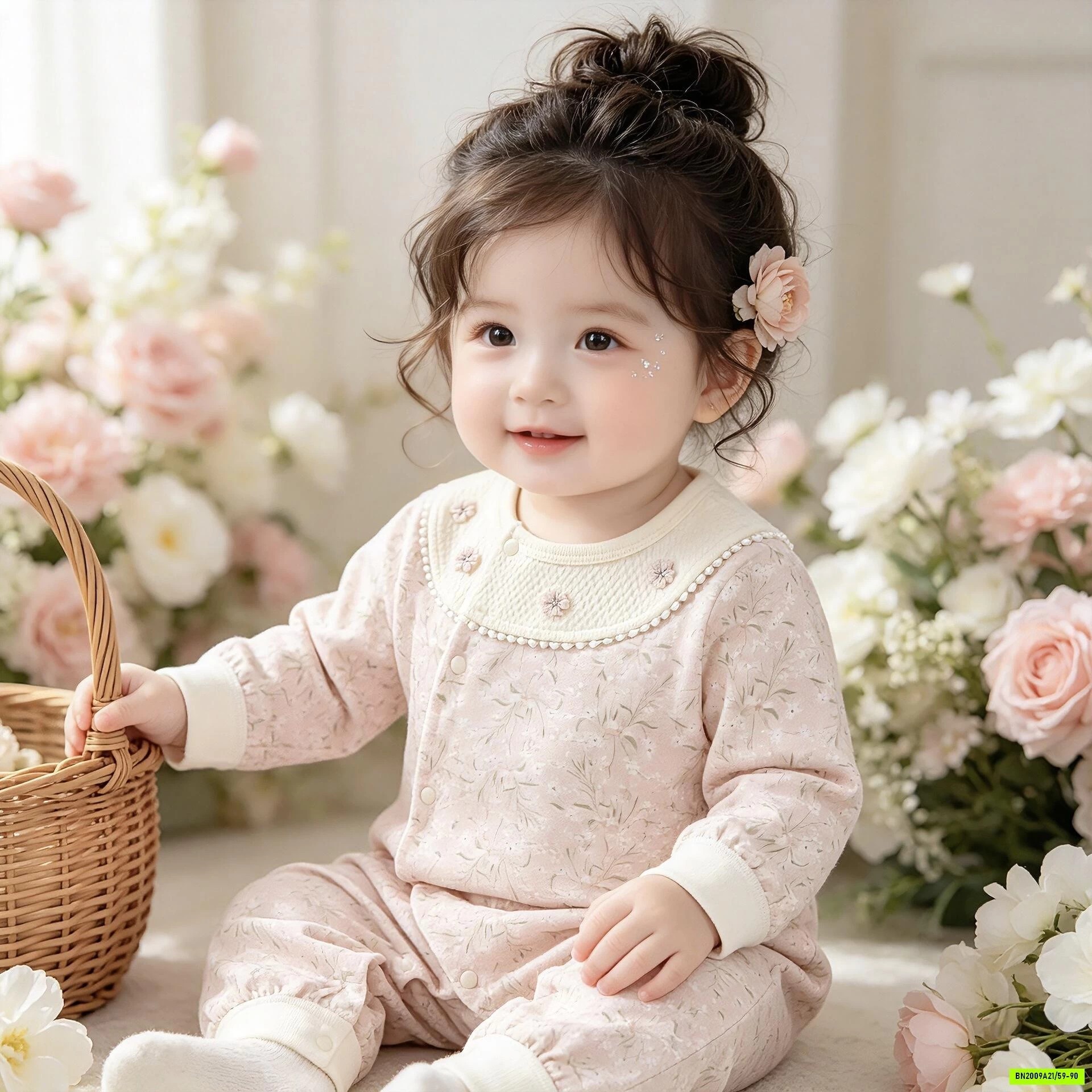 BODY NỈ THÊU BÉ GÁI XINH XẮN
