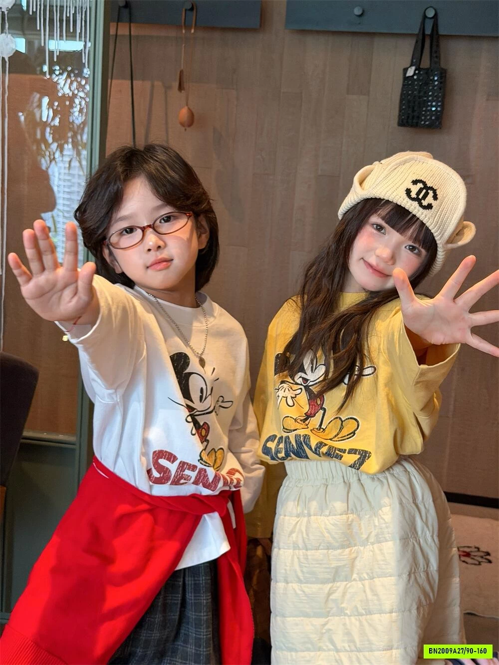 ÁO MICKEY GIỮ NHIỆT CỔ 3 PHÂN