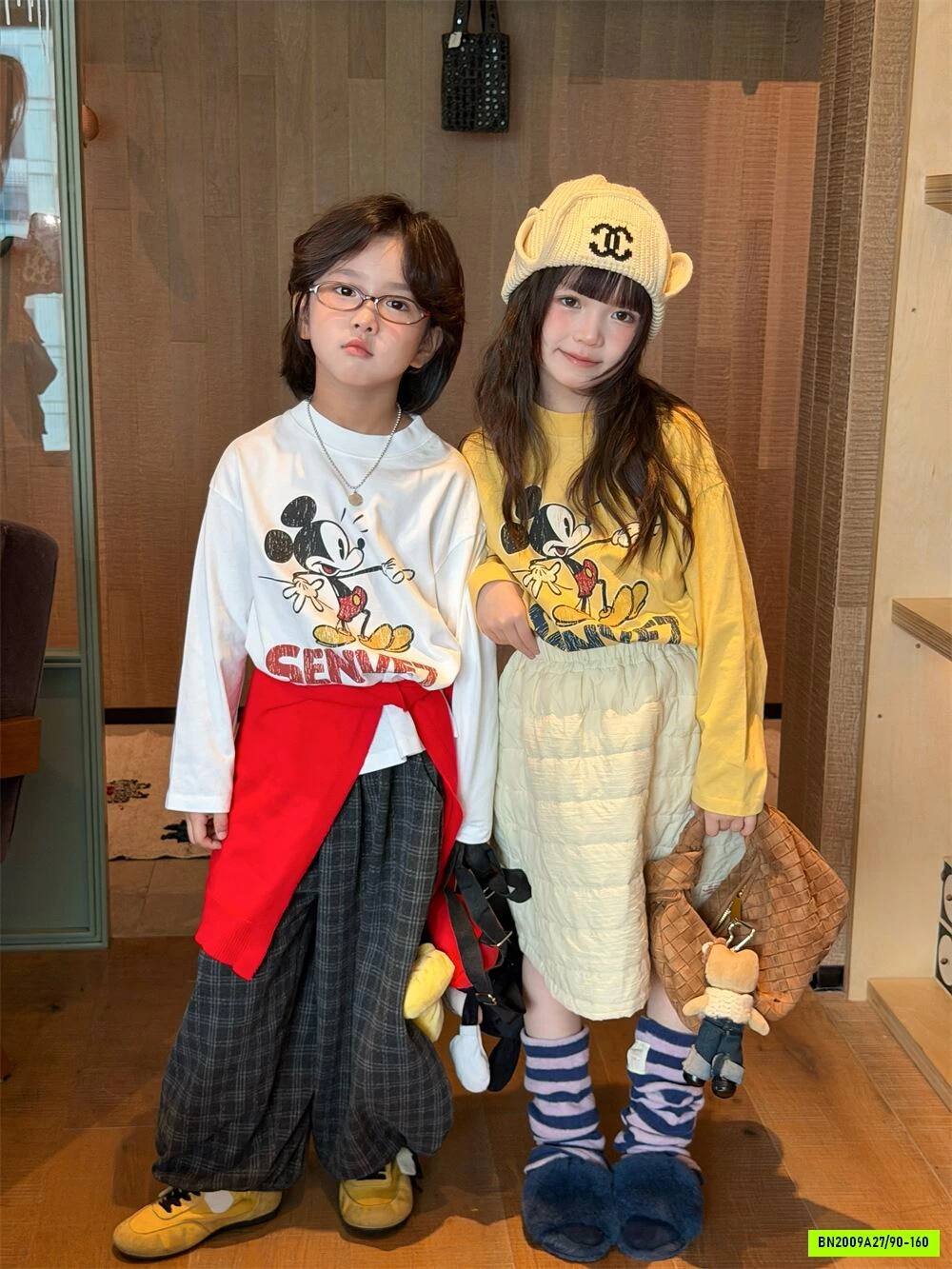 ÁO MICKEY GIỮ NHIỆT CỔ 3 PHÂN