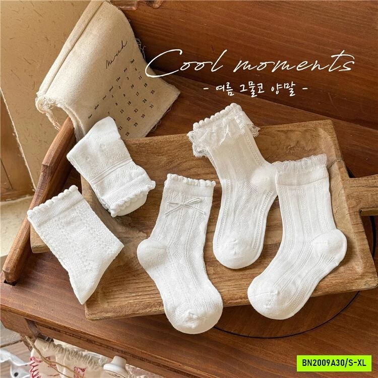 SET 5 ĐÔI TẤT LƯỚI CAO CỔ TIỂU THƯ