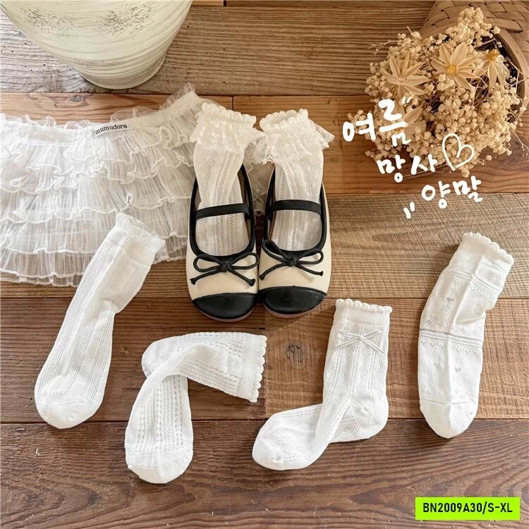 SET 5 ĐÔI TẤT LƯỚI CAO CỔ TIỂU THƯ