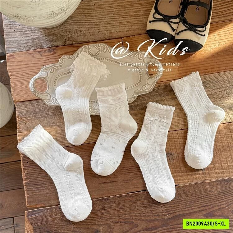 SET 5 ĐÔI TẤT LƯỚI CAO CỔ TIỂU THƯ