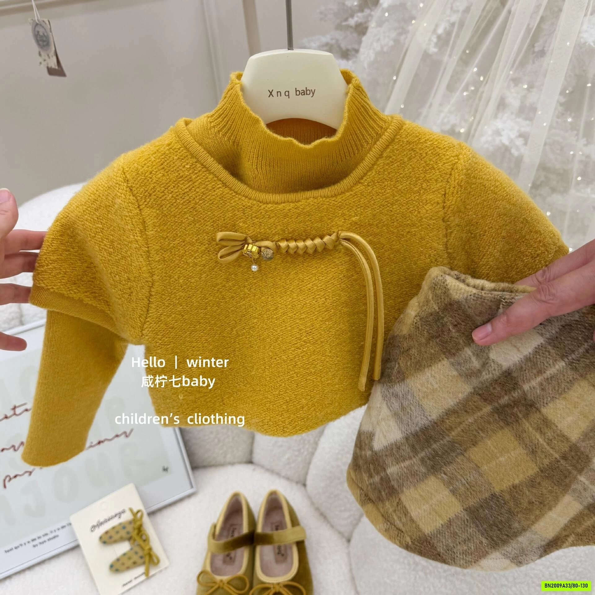 SÉT VÁY LEN VÀNG TBABY
