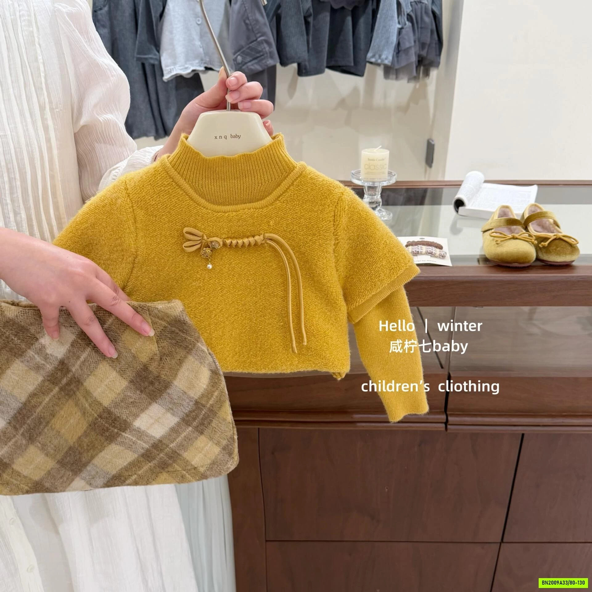 SÉT VÁY LEN VÀNG TBABY