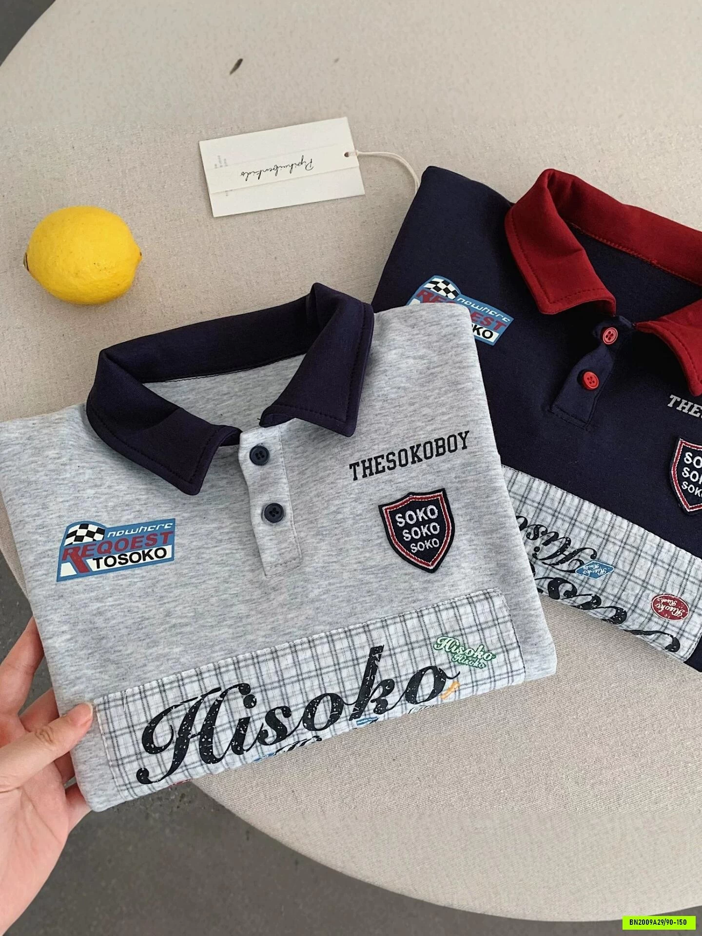 POLO PHỐI MÀU CỔ CÁ TÍNH
