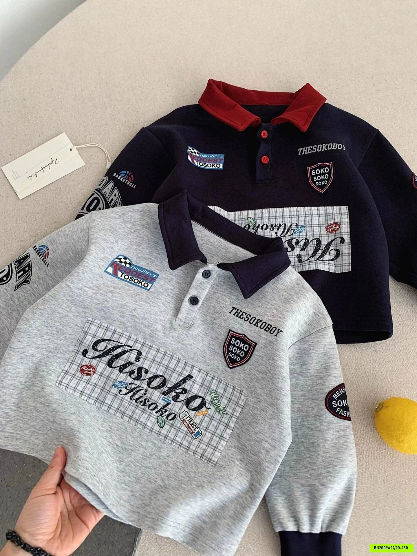 POLO PHỐI MÀU CỔ CÁ TÍNH