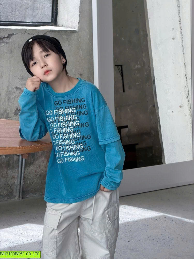 ÁO THUN DÀI TAY GO FISHING 26E139 AMBB MẪU MỚI