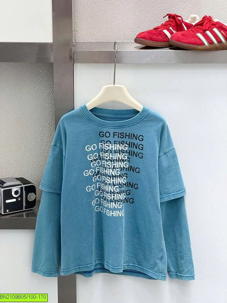 ÁO THUN DÀI TAY GO FISHING 26E139 AMBB MẪU MỚI