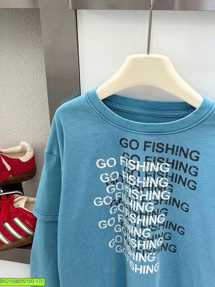 ÁO THUN DÀI TAY GO FISHING 26E139 AMBB MẪU MỚI