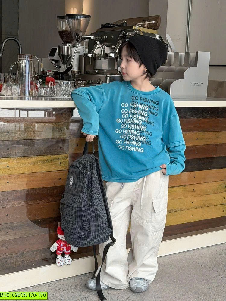 ÁO THUN DÀI TAY GO FISHING 26E139 AMBB MẪU MỚI
