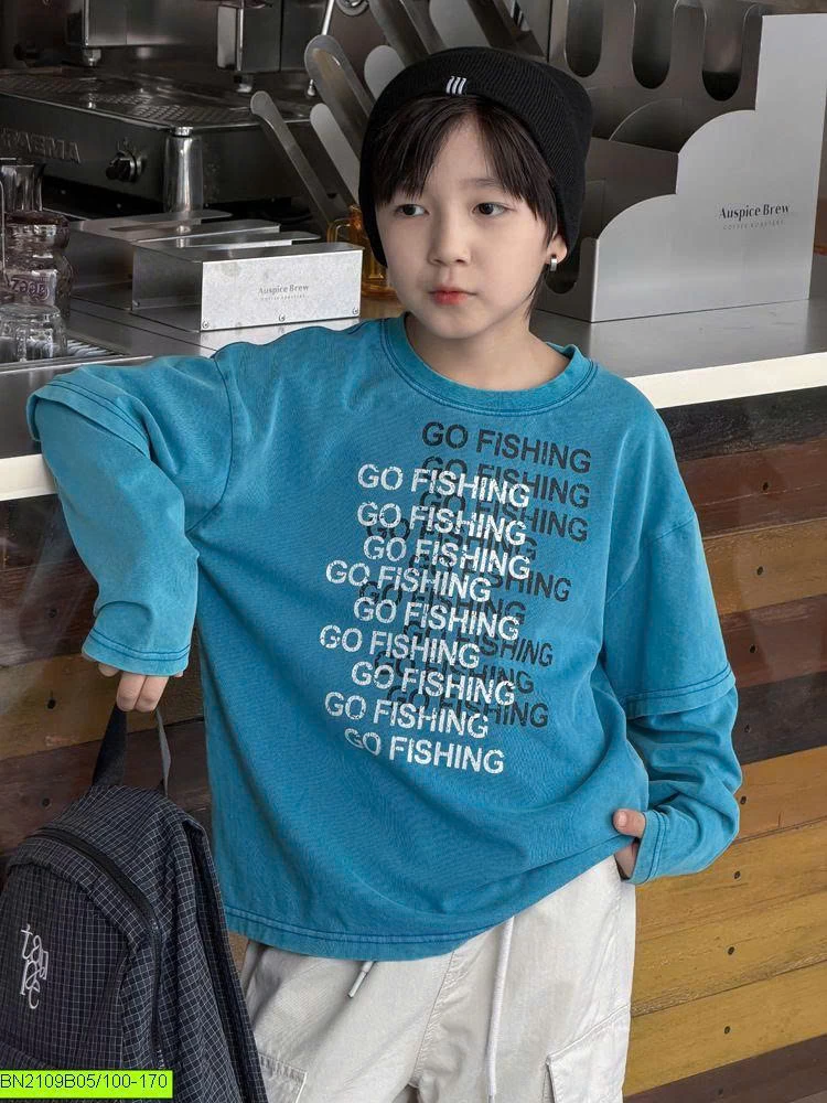 ÁO THUN DÀI TAY GO FISHING 26E139 AMBB MẪU MỚI