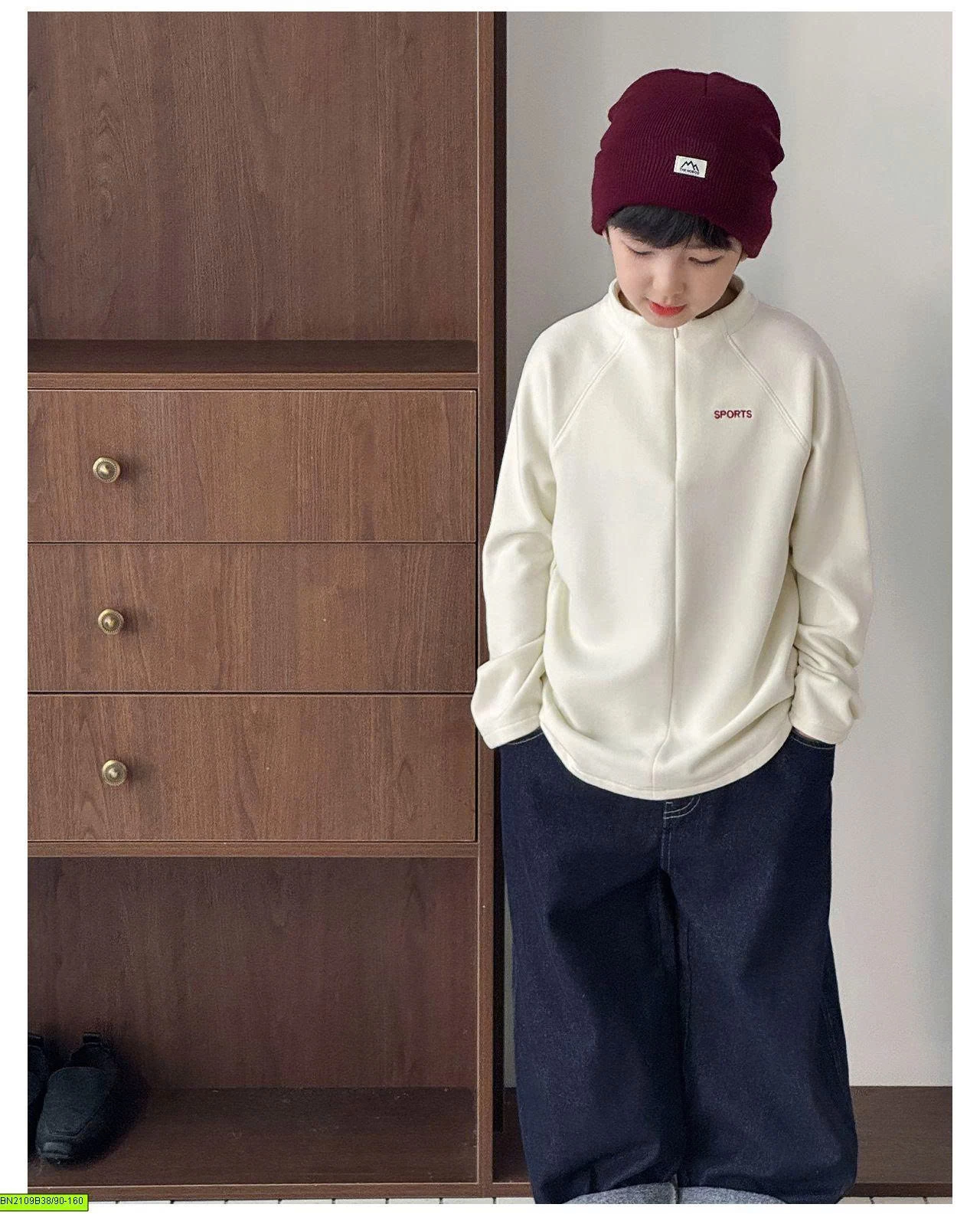 ÁO NỈ LÔNG GIỮ NHIỆT AOAOKIDS