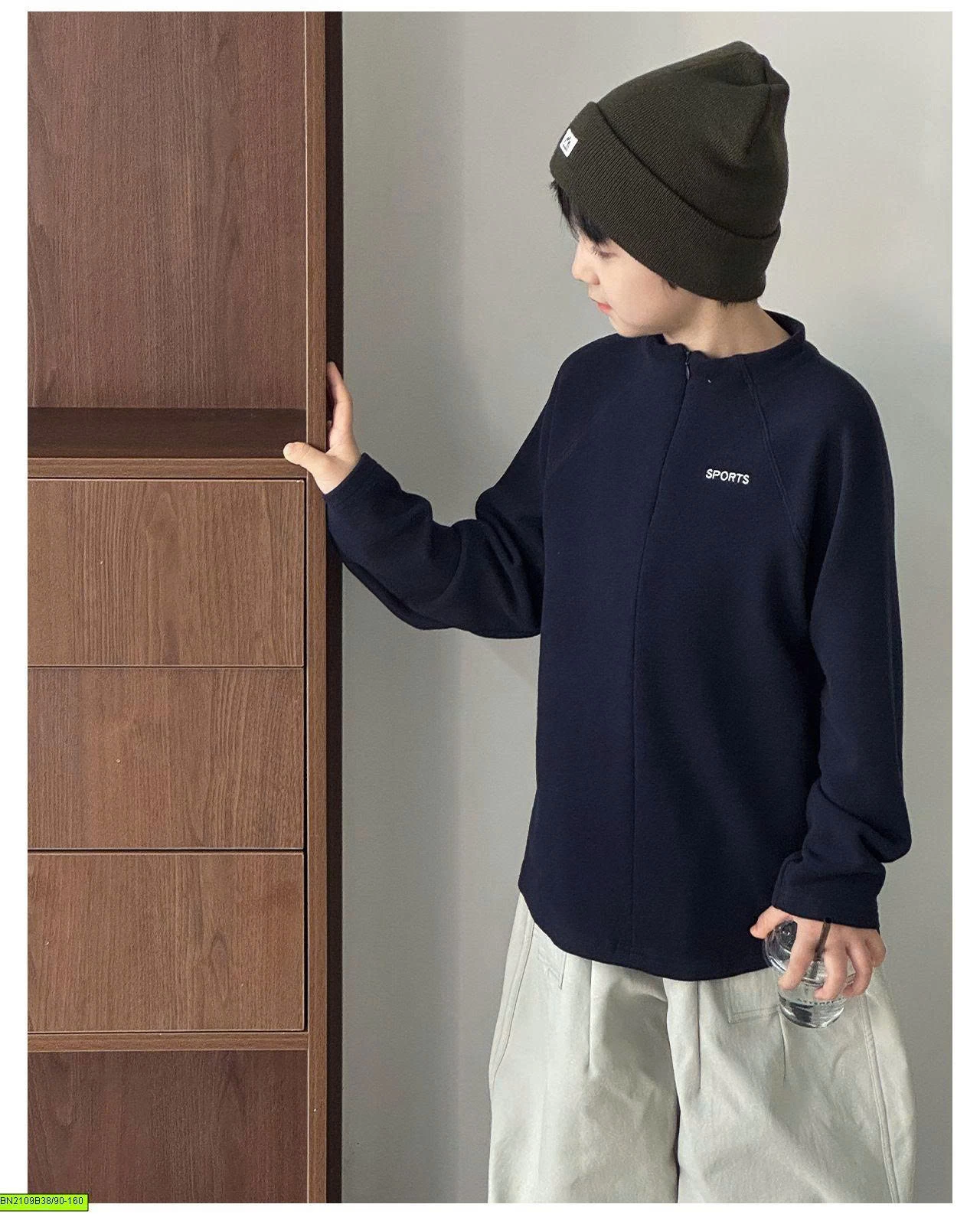 ÁO NỈ LÔNG GIỮ NHIỆT AOAOKIDS