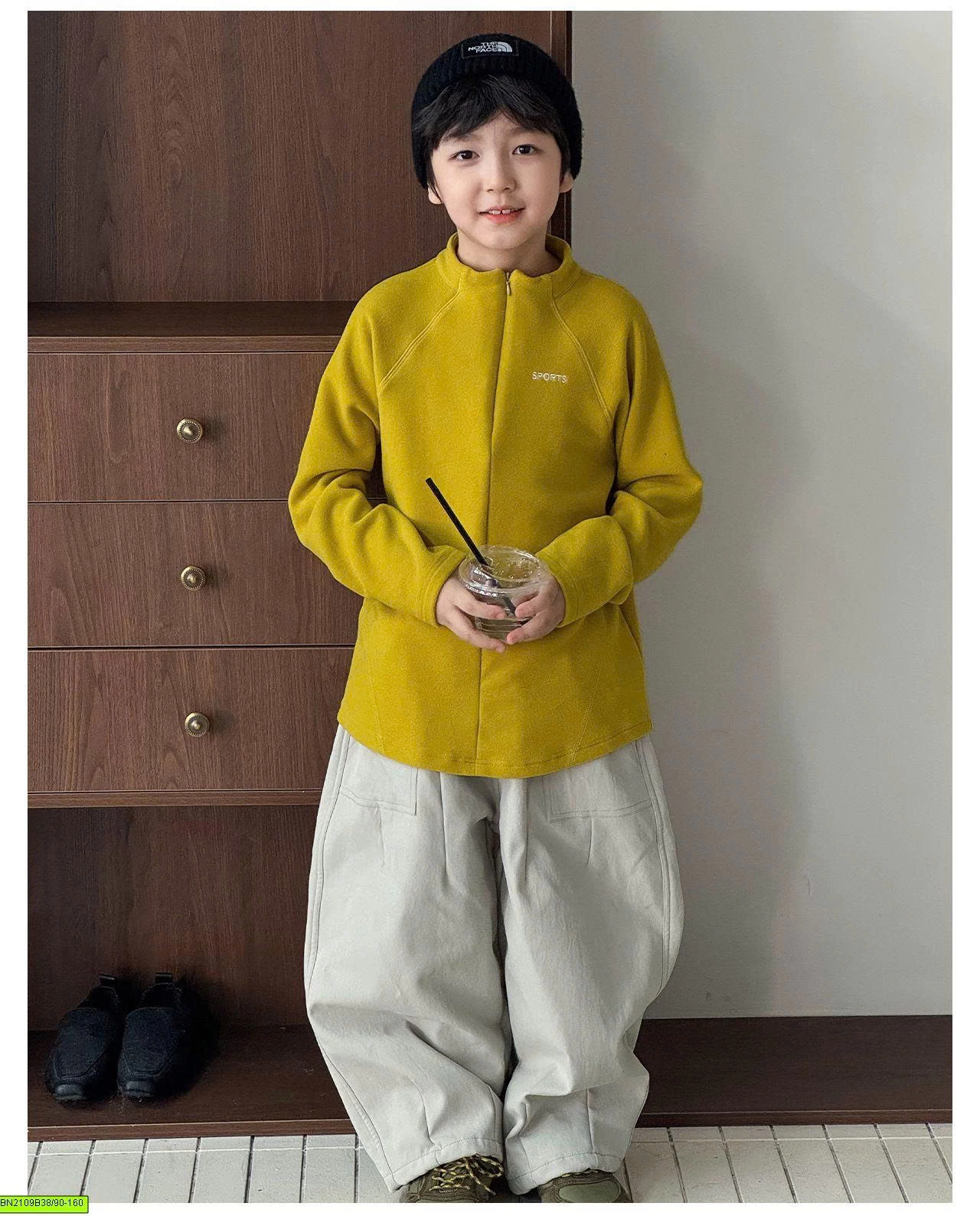 ÁO NỈ LÔNG GIỮ NHIỆT AOAOKIDS