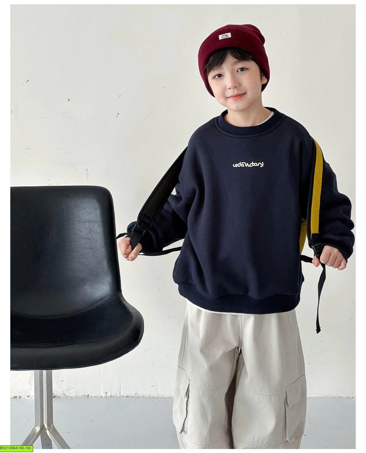 ÁO NỈ CHỮ LƯNG LÓT LÔNG CỪU AOAOKIDS