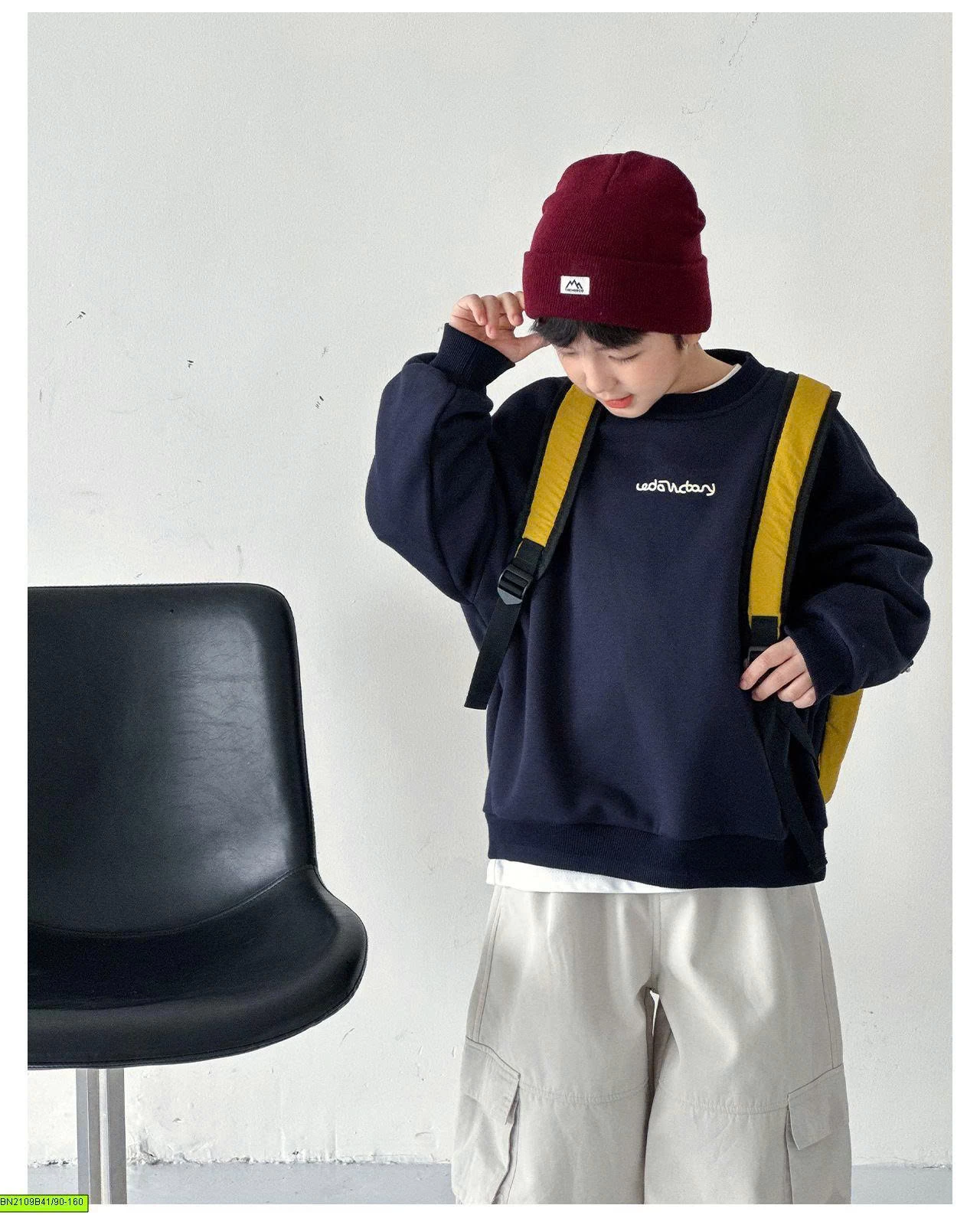 ÁO NỈ CHỮ LƯNG LÓT LÔNG CỪU AOAOKIDS