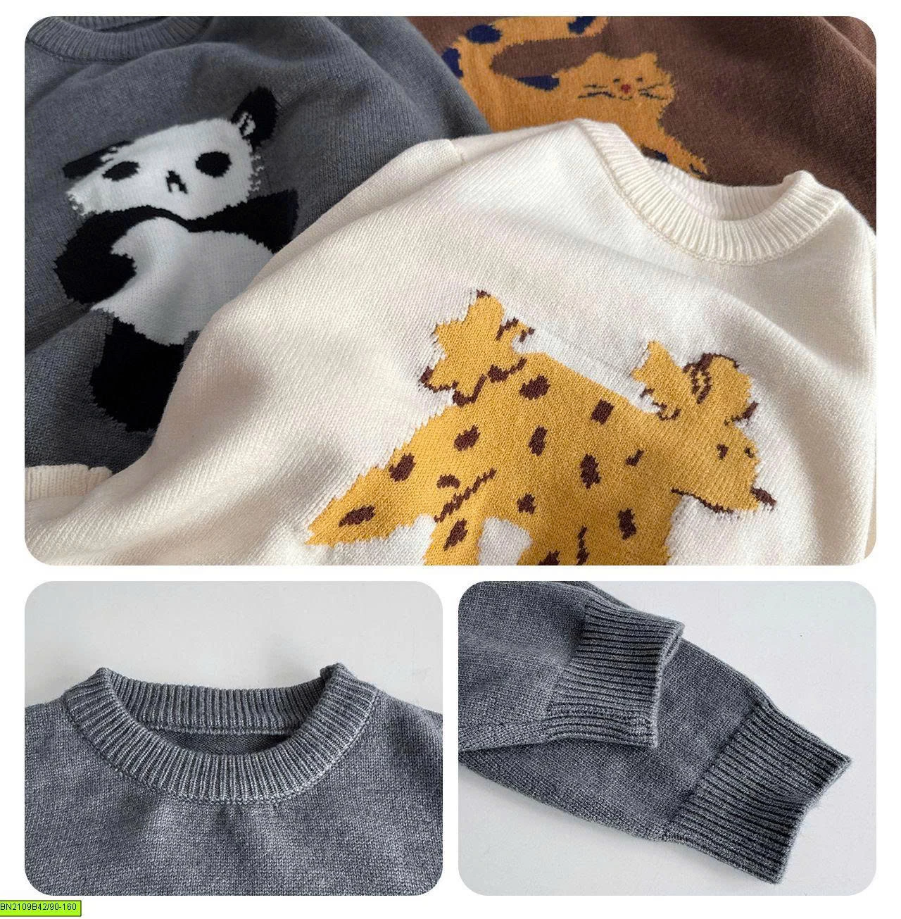 ÁO LEN ĐỘNG VẬT AOAOKIDS