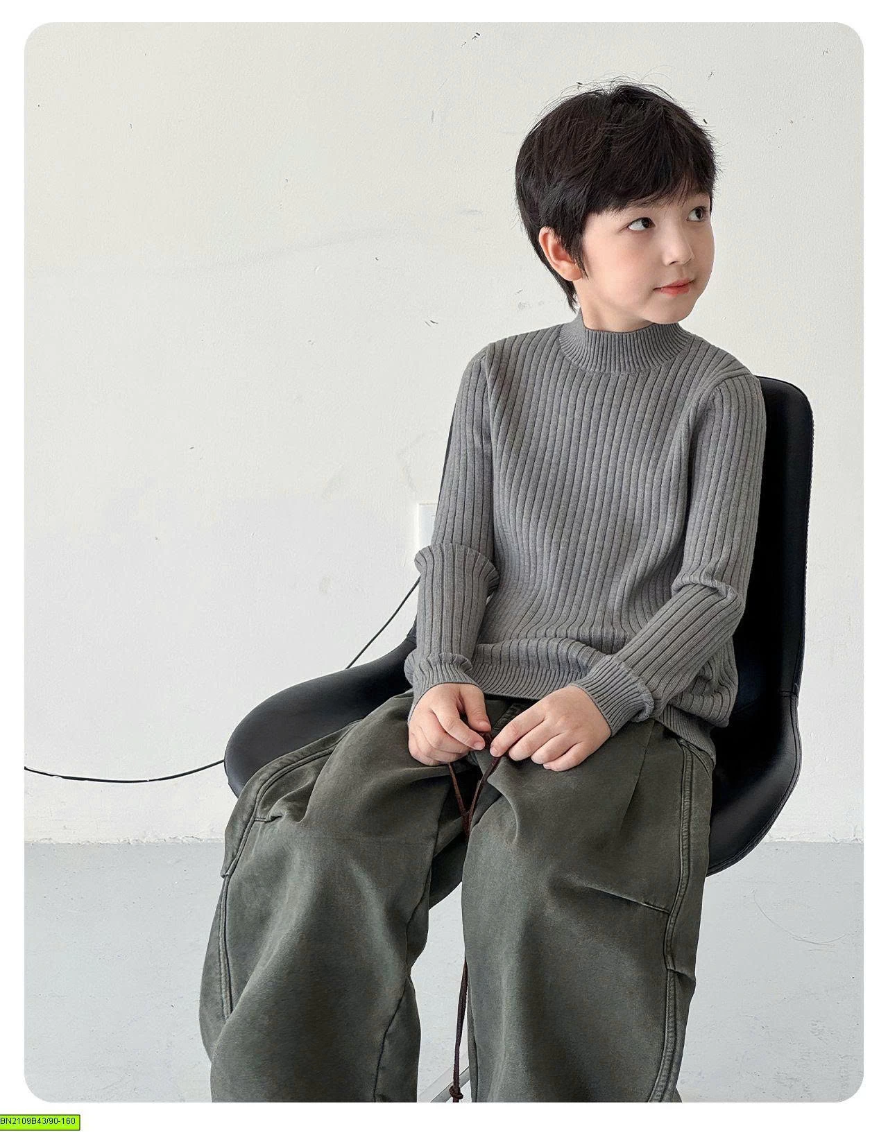 ÁO LEN TRƠN CAO CỔ AOAOKIDS