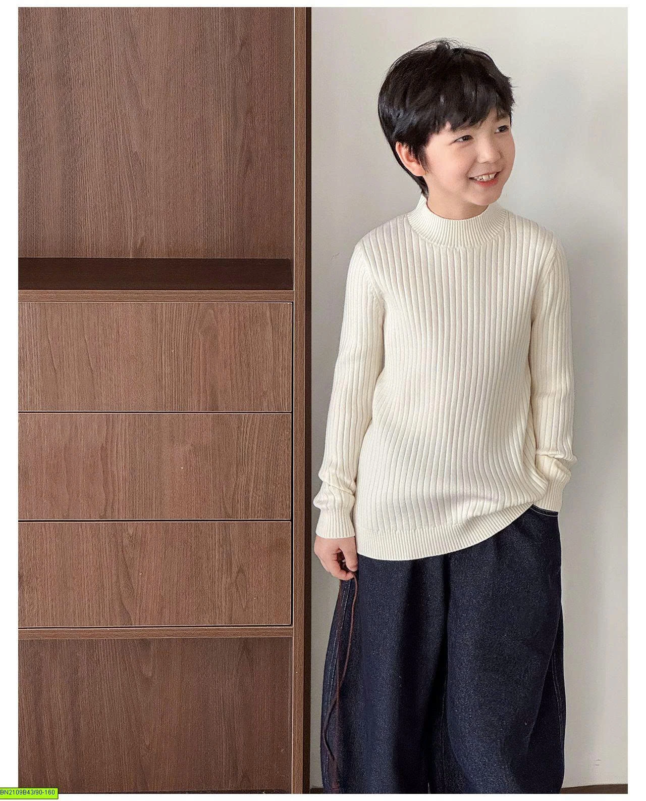 ÁO LEN TRƠN CAO CỔ AOAOKIDS