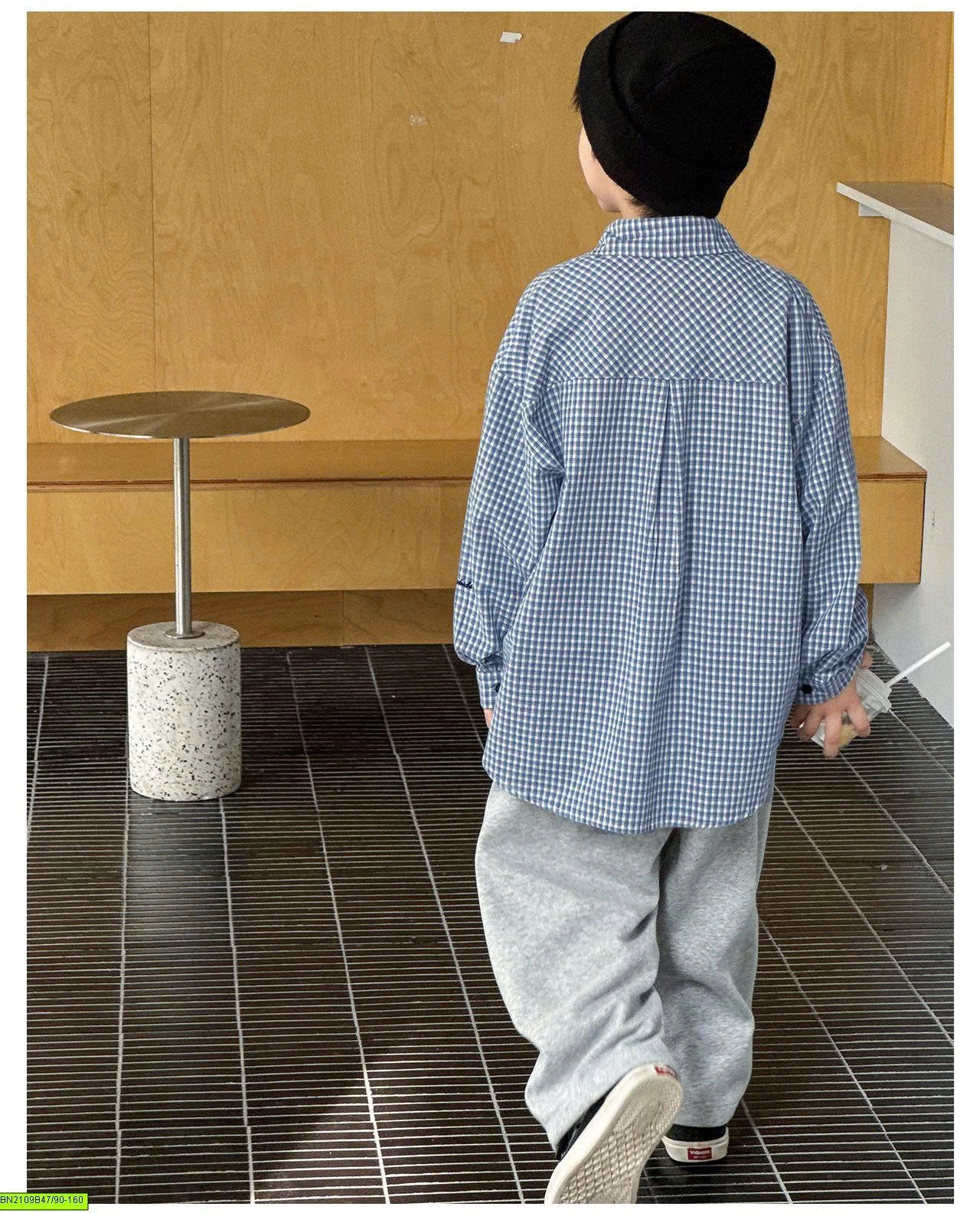 ÁO SƠ MI CARO NHỎ AOAOKIDS