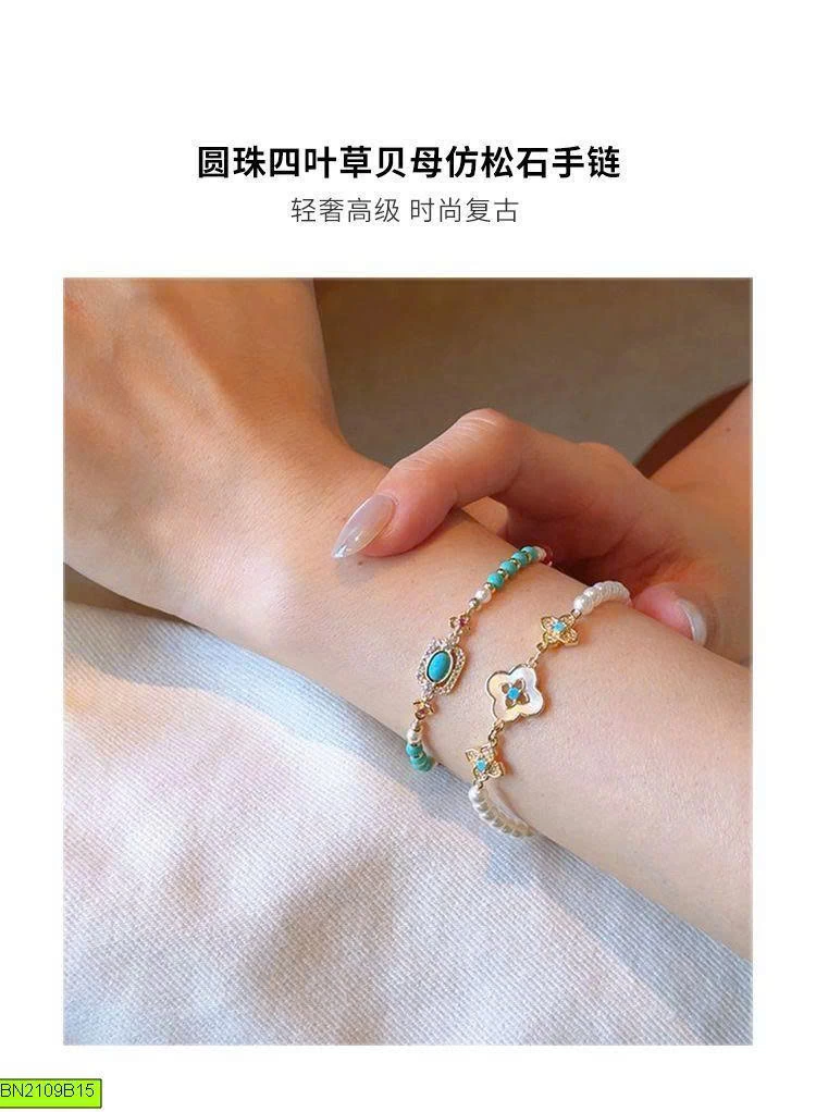 VÒNG TAY  CỎ 4 LÁ