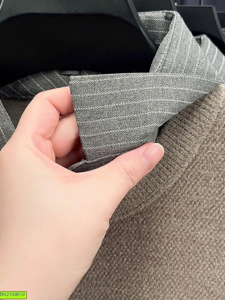 ÁO LEN NAM PHỐI CỔ SƠ MI THÊU NGỰA