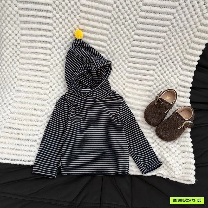 HOODIE NỈ KẺ SZ NHÍ