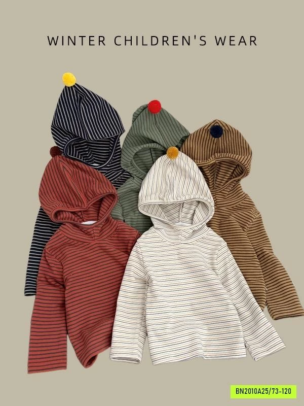 HOODIE NỈ KẺ SZ NHÍ