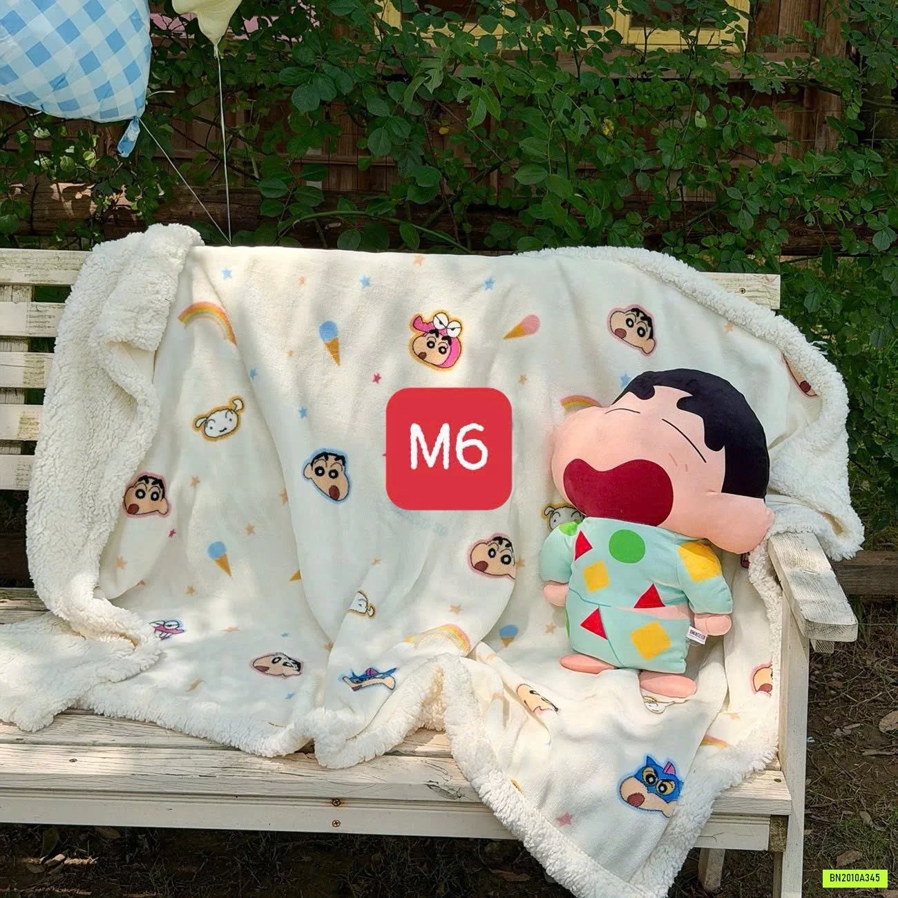 CHĂN BĂNG LÔNG CỪU SHINCHAN KUTE