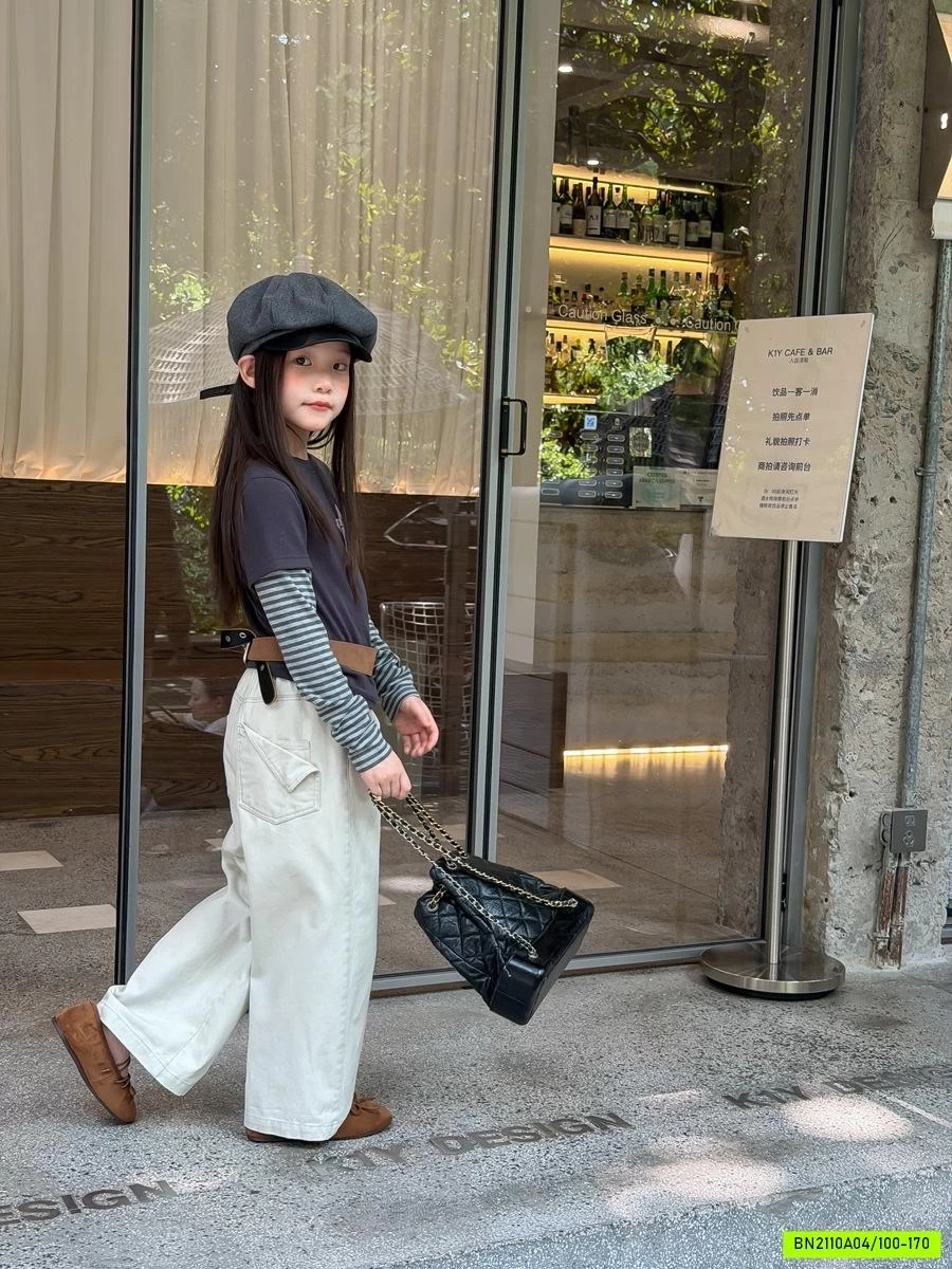 ÁO THUN NGÔI SAO PHỐI KẺ 26E417 AMBB
