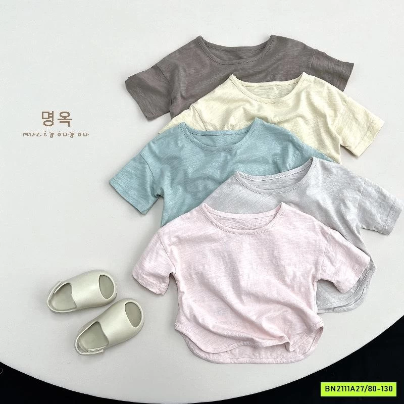 ÁO THUN XƯỚC CỔ TRÒN MZYY