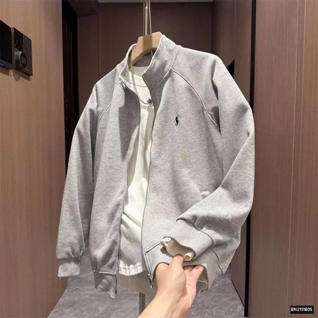 ÁO NỈ NAM LOGO NGỰA KÉO KHÓA