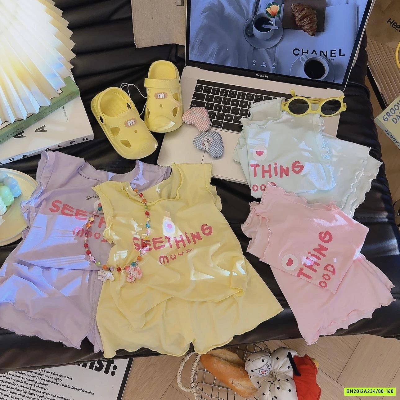 BỘ COTTON THUN LẠNH VIỀN BÈO