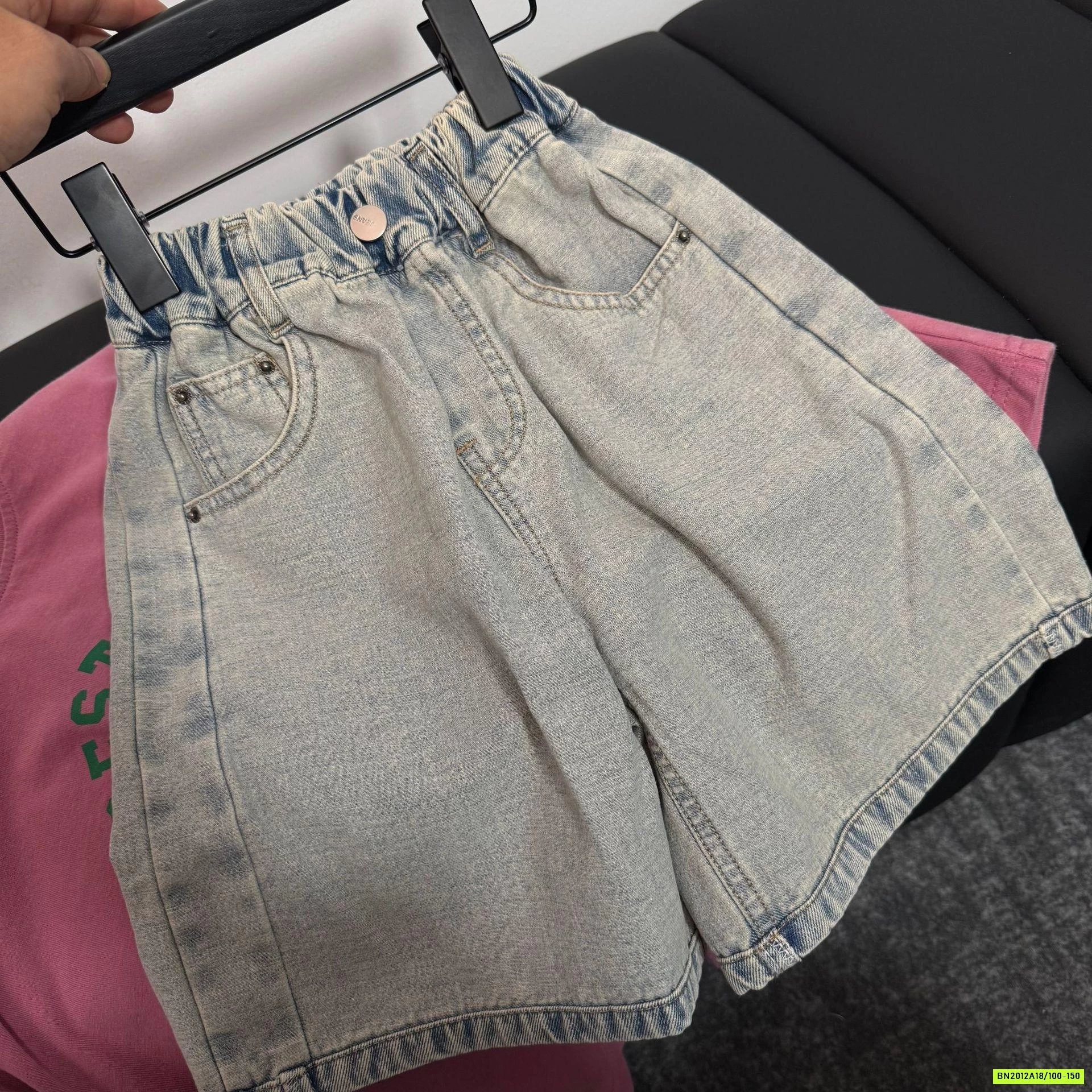 SÉT ÁO HỒNG MIX SHORT JEANS