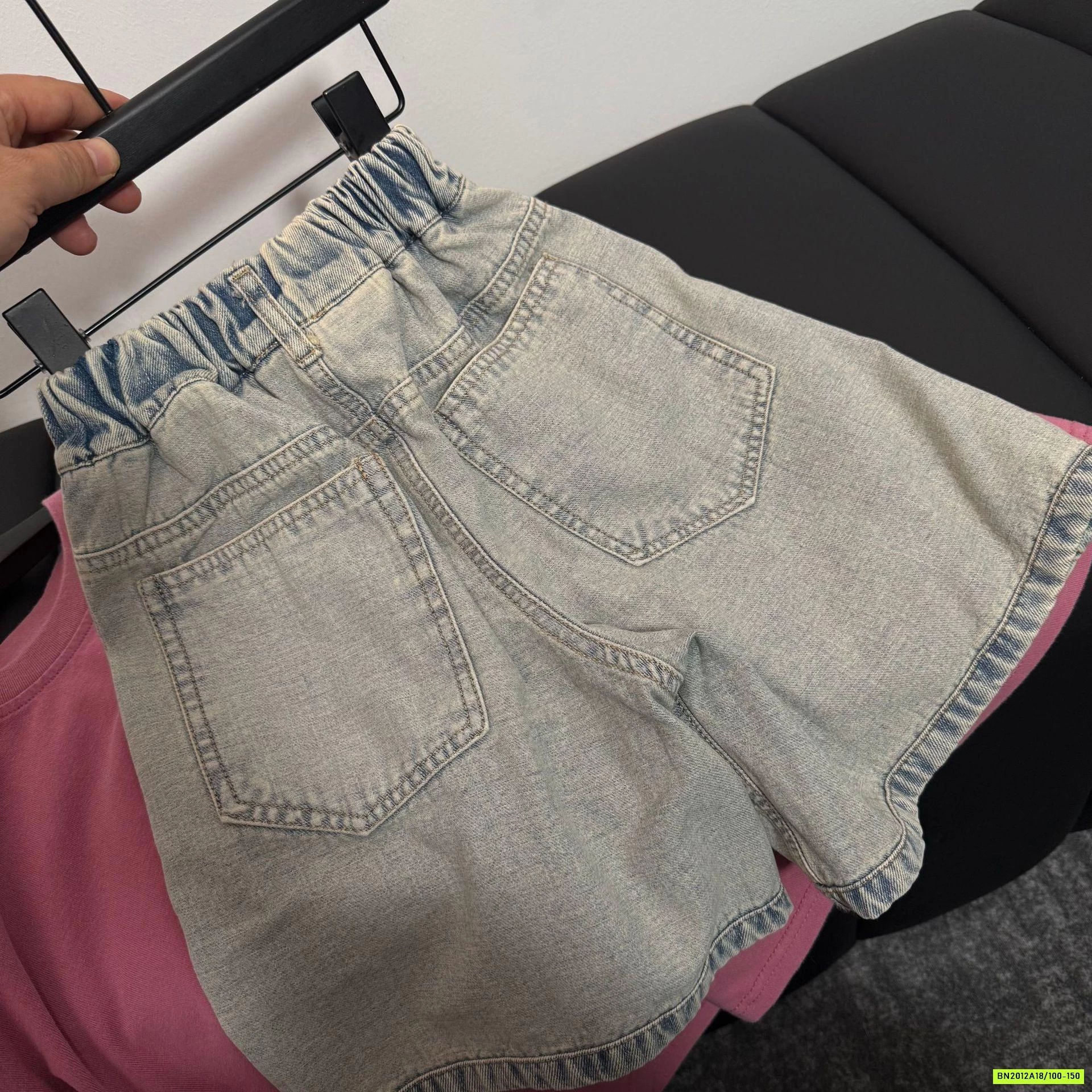 SÉT ÁO HỒNG MIX SHORT JEANS