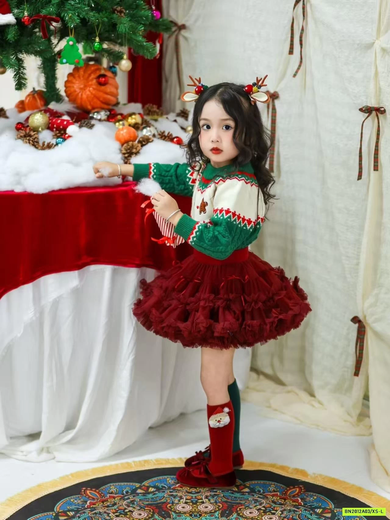 CHÂN VÁY TUTU BỒNG GẮN NƠ