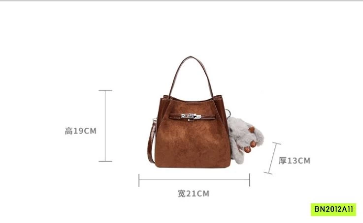 GIỎ XÁCH DA LỘN KÈM MÓC