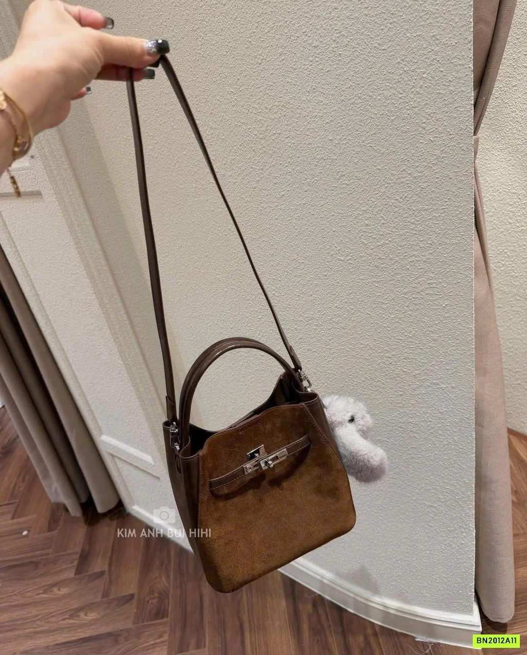 GIỎ XÁCH DA LỘN KÈM MÓC