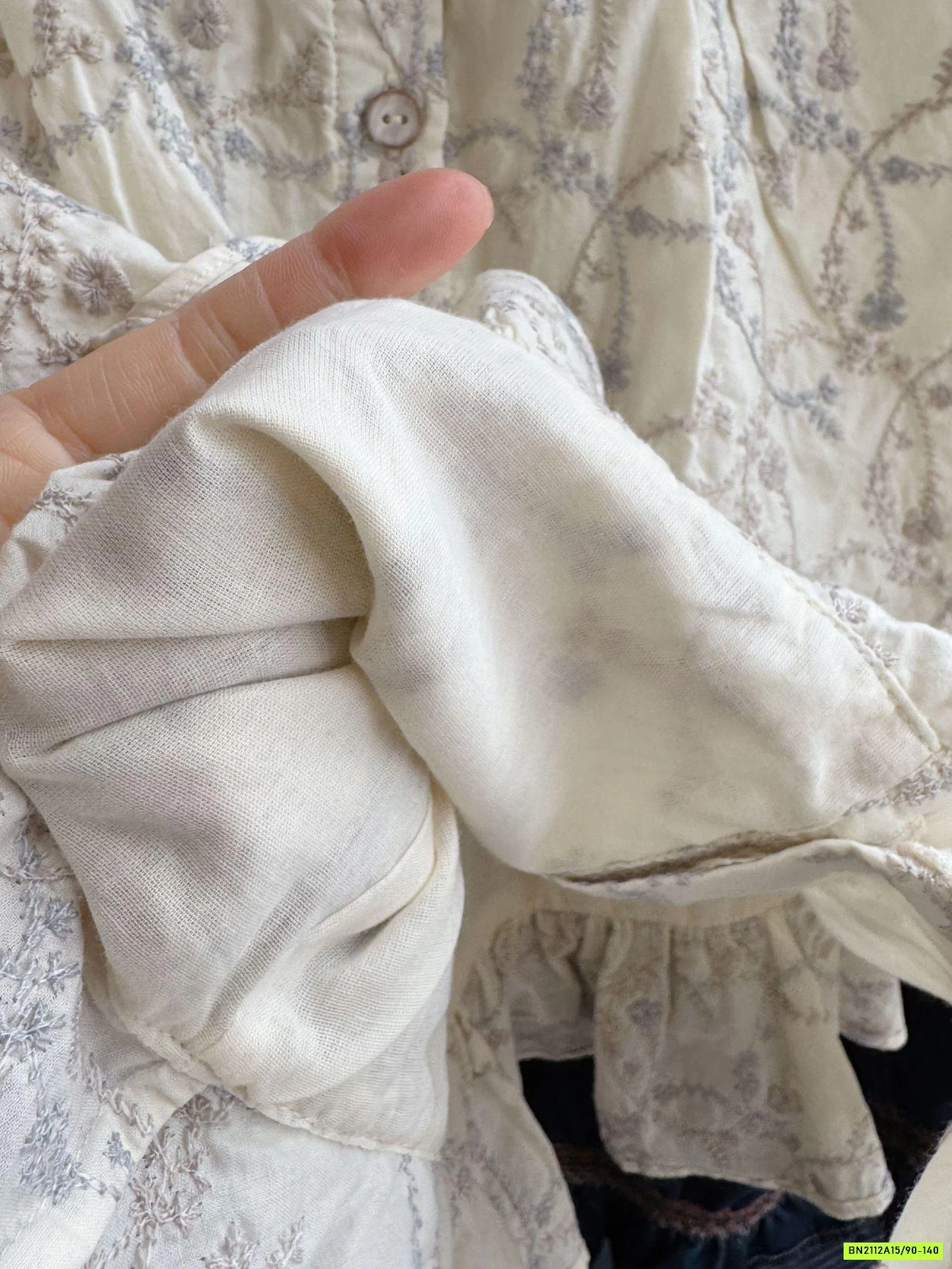 ÁO THÊU MIX JEANS BO GẤU