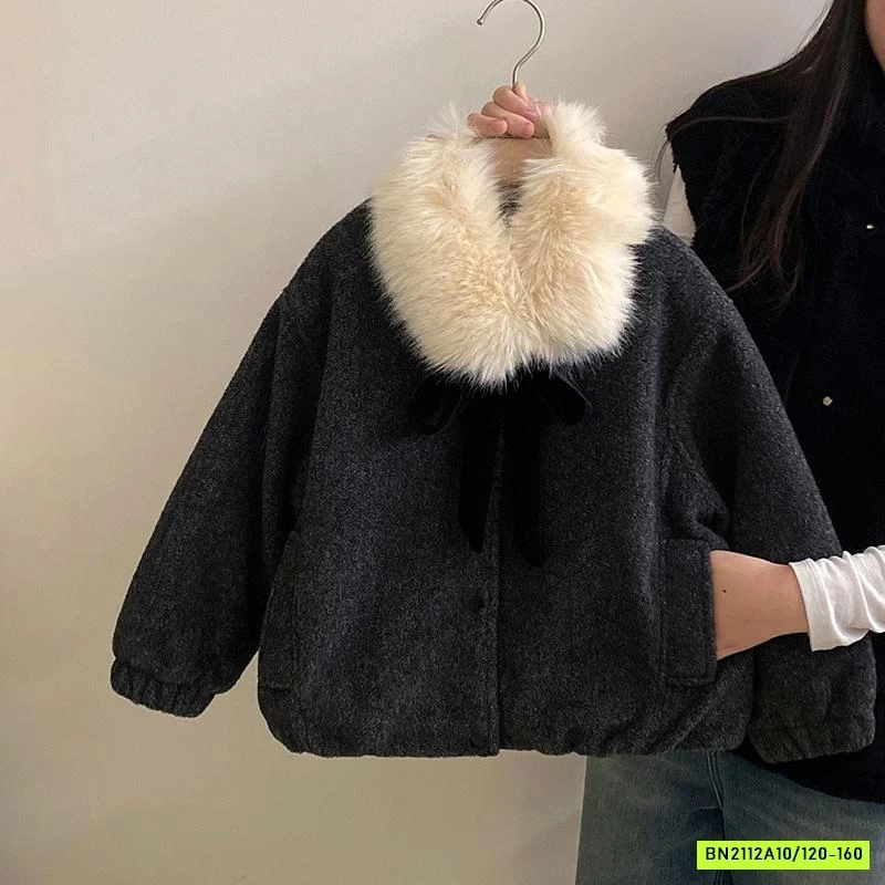 KHOÁC DẠ LÔNG CỪU MIX QUẦN NỈ SUÔNG