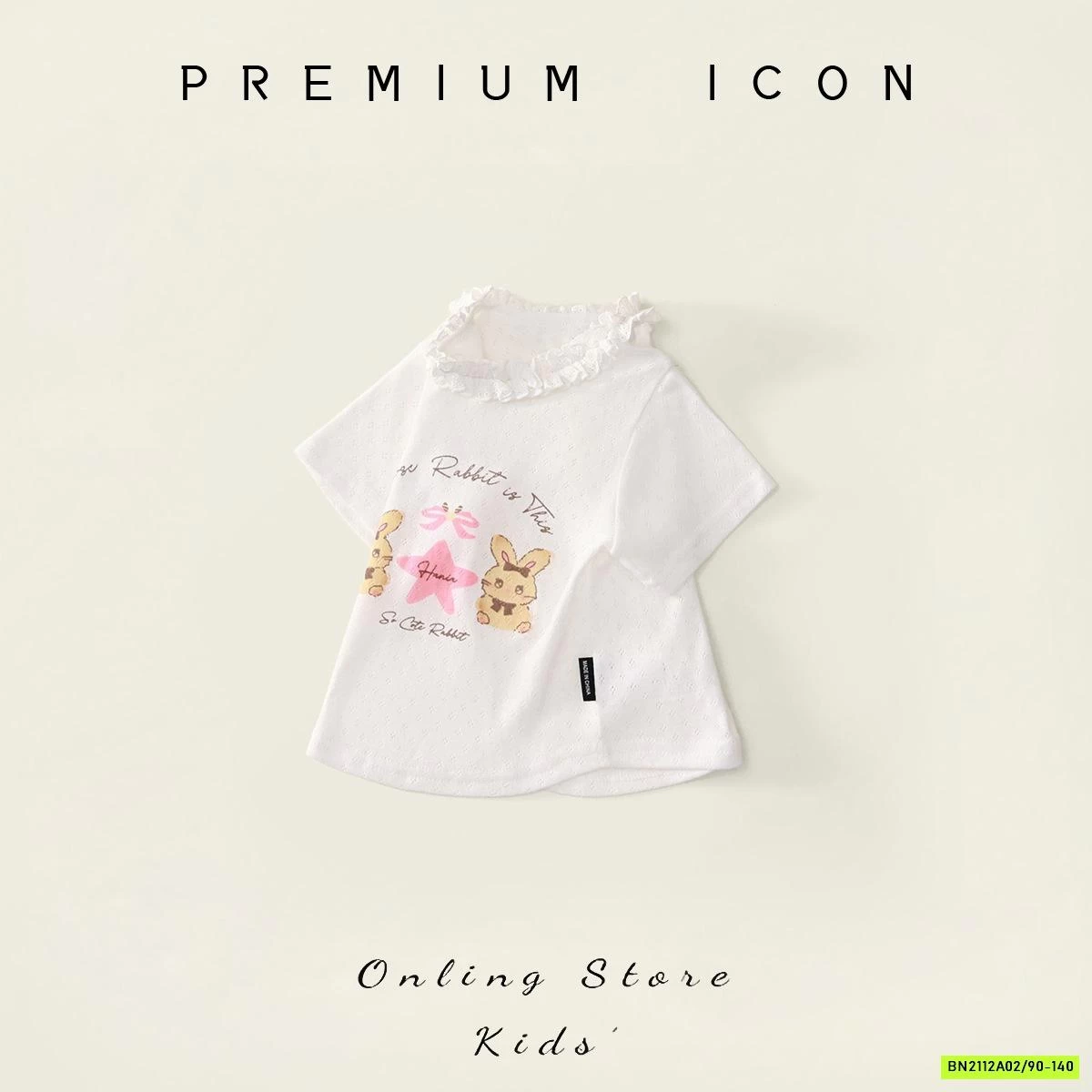 ÁO THUN THỎ VIỀN BÈO PREMIUM