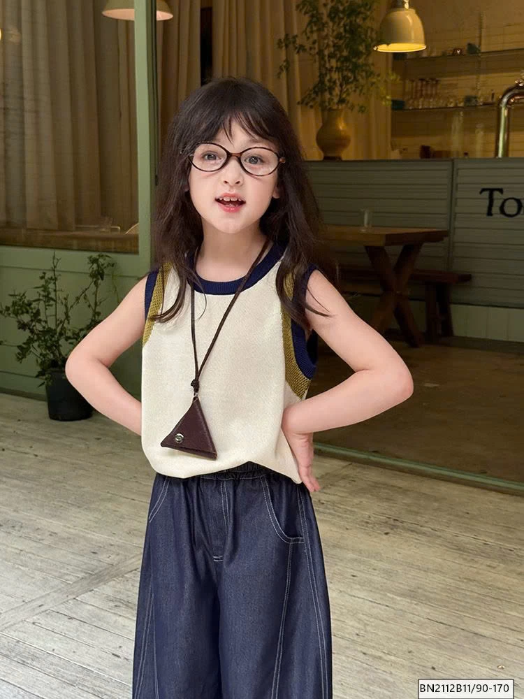 SÉT ÁO LEN 3 LỖ MIX QUẦN JEAN SUÔNG AMBB 25C176