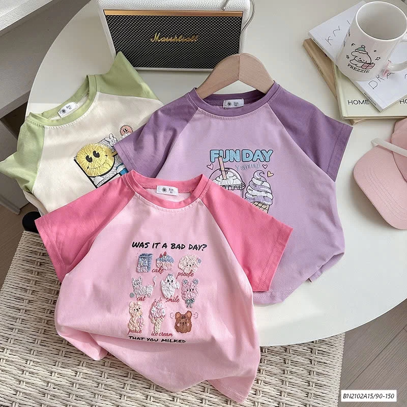 ÁO THUN PHỐI MÀU TAY