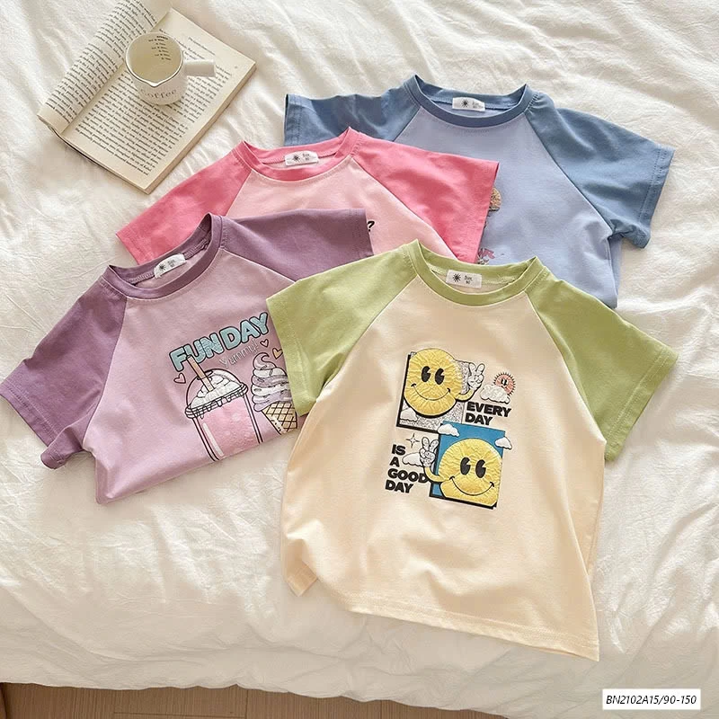 ÁO THUN PHỐI MÀU TAY