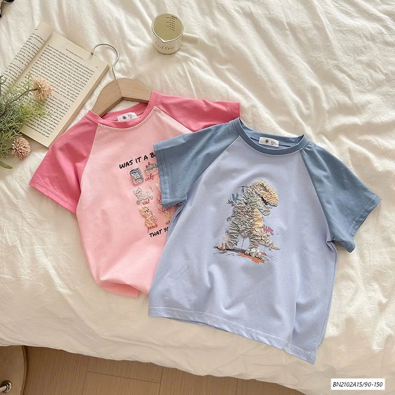 ÁO THUN PHỐI MÀU TAY