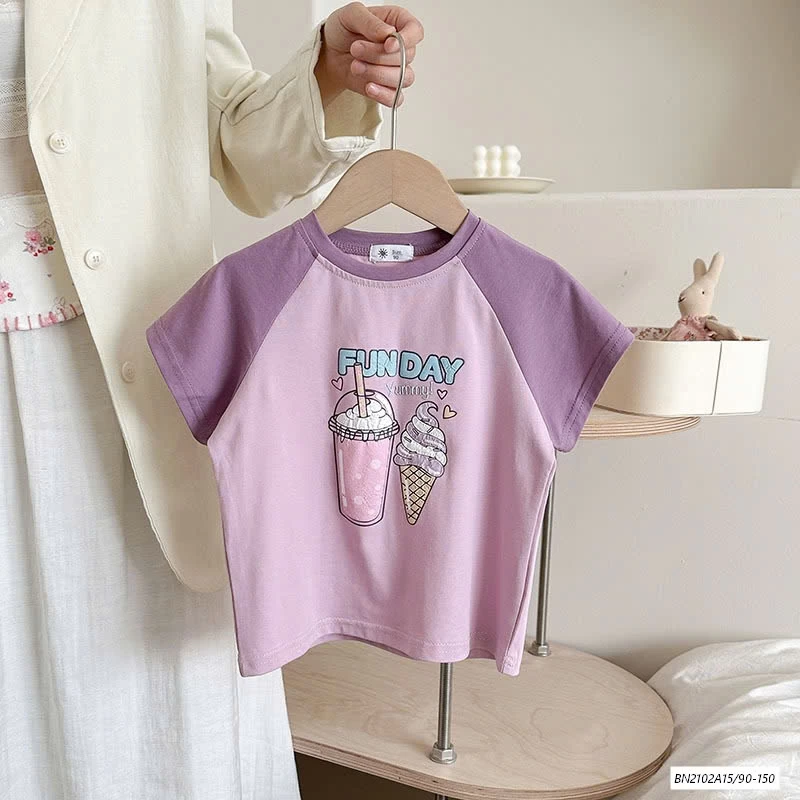 ÁO THUN PHỐI MÀU TAY