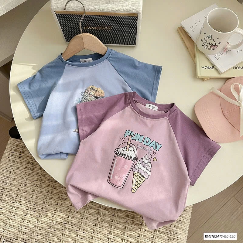 ÁO THUN PHỐI MÀU TAY