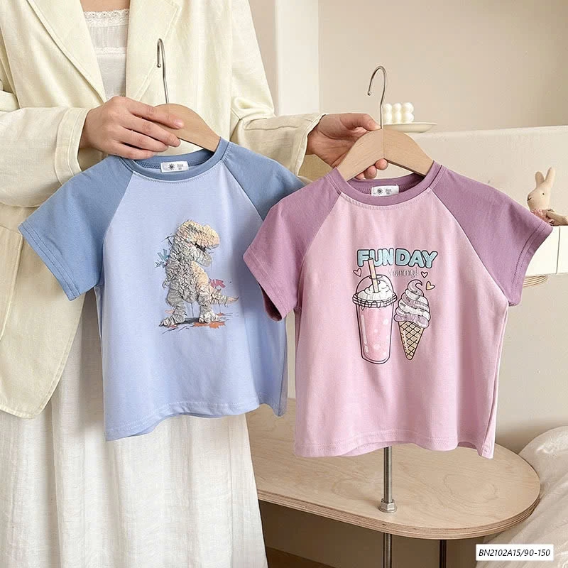 ÁO THUN PHỐI MÀU TAY