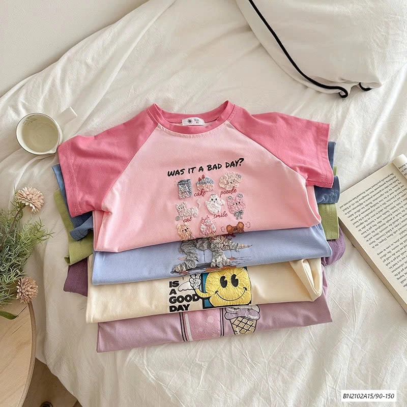 ÁO THUN PHỐI MÀU TAY