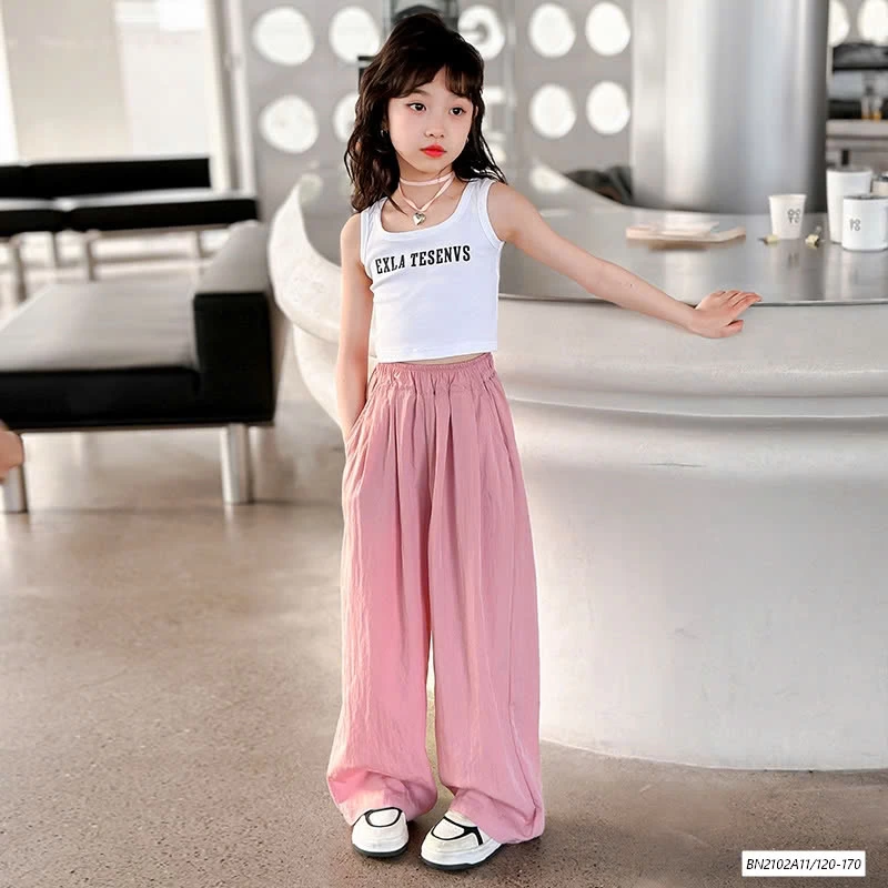 CROPTOP SÁT NÁCH MIX QUẦN SUÔNG